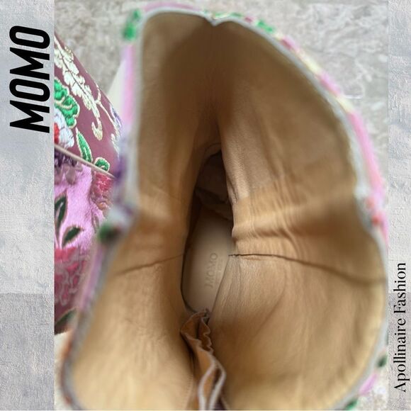 MOMO NEW YORK SELINA PATCHWORK WESTERN BOOTS X FREE PEOPLE SIZE 39 NEW - Picture 4 of 8